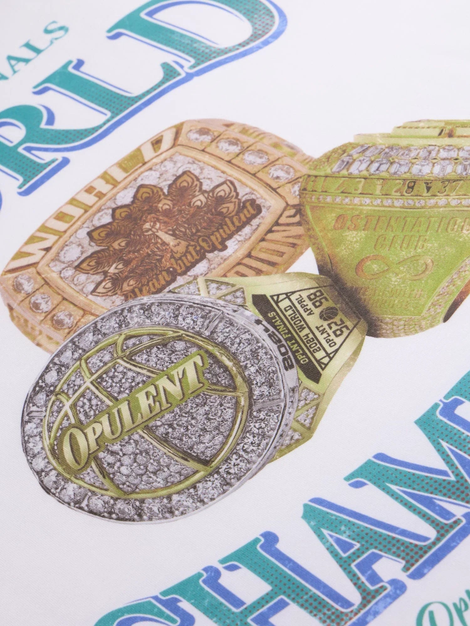 CBO Championship T-Shirt - White Opulent Apparel