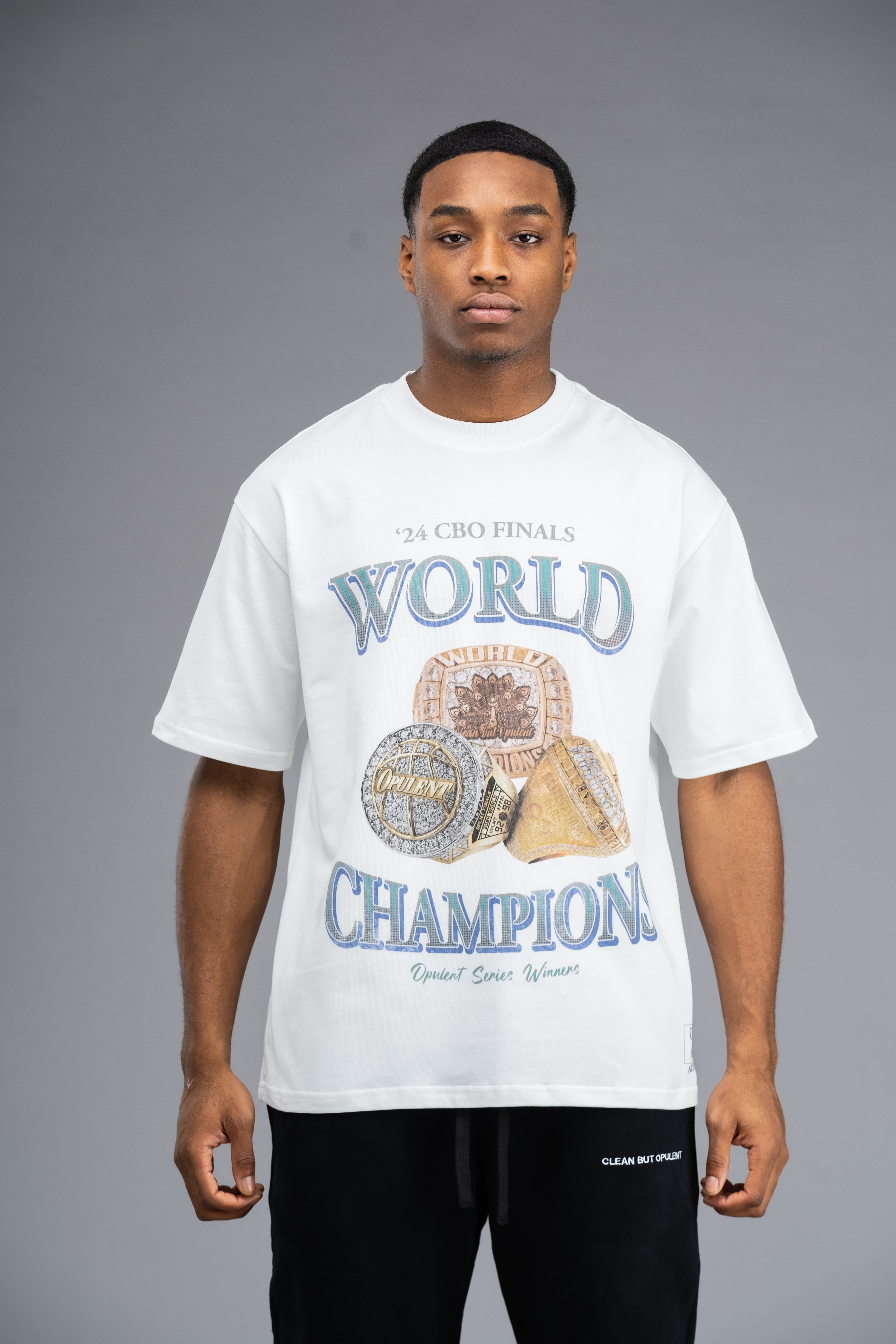 Opulent Apparel CBO Championship T-Shirt - White