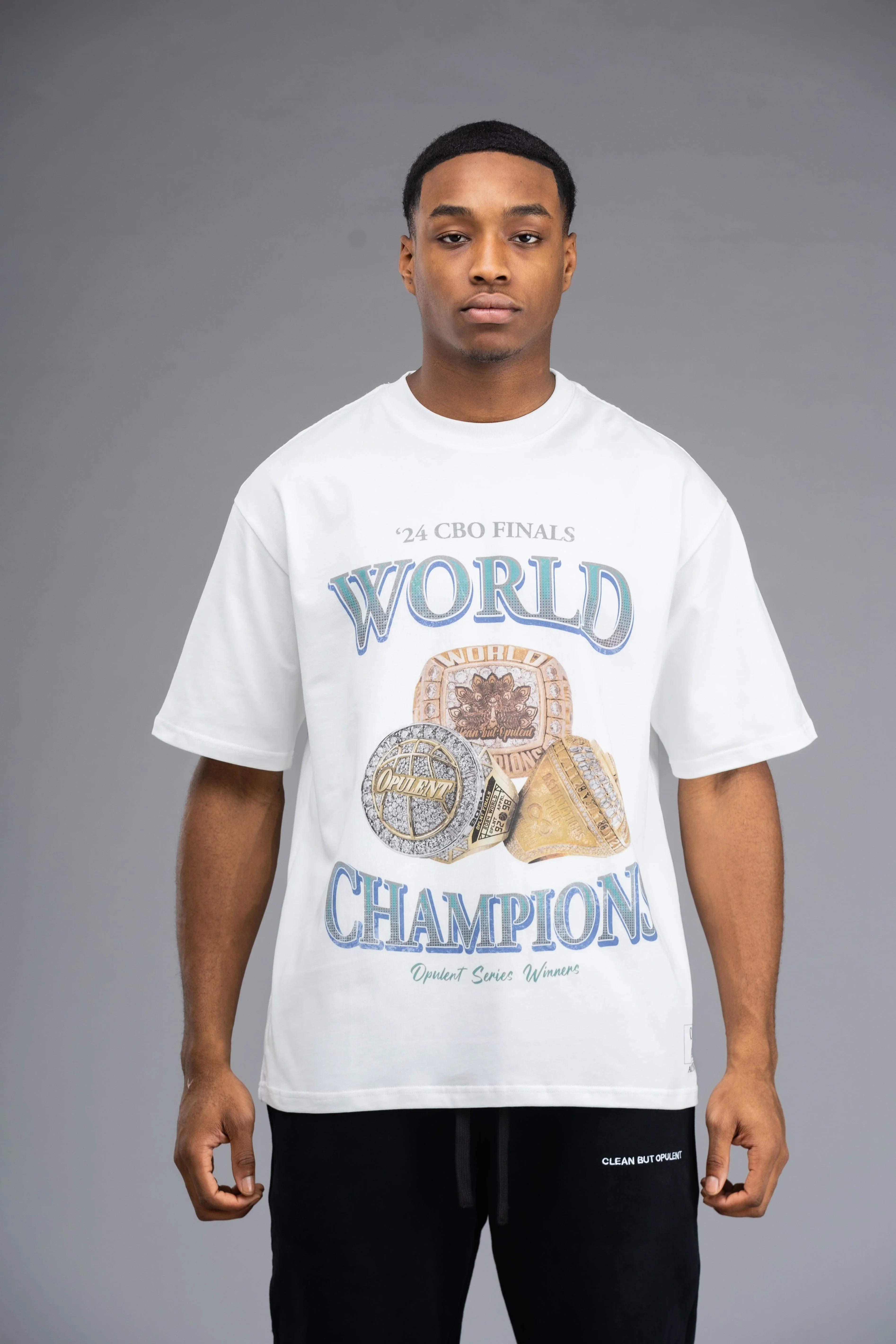 Opulent Apparel CBO Championship T-Shirt - White