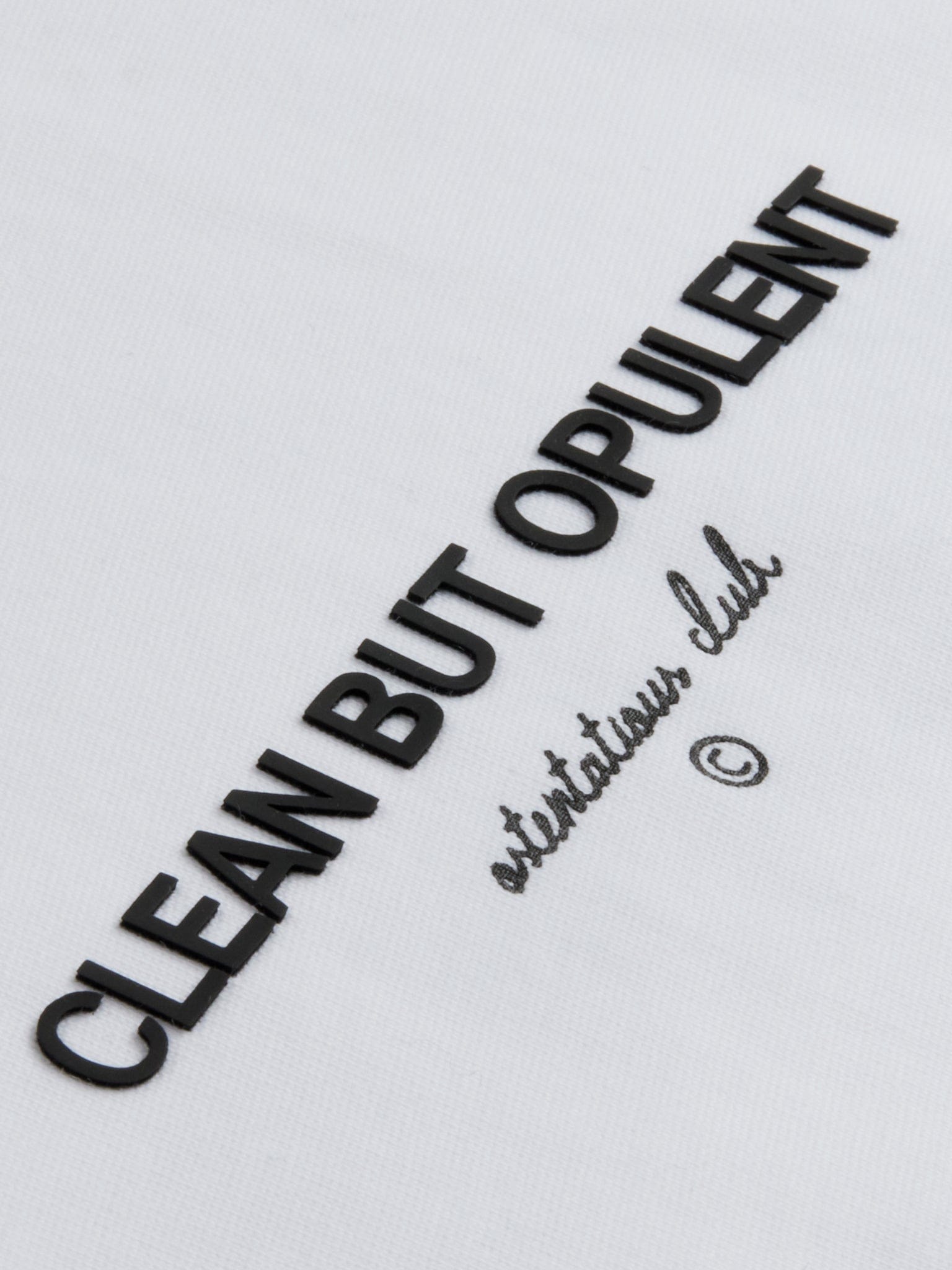 CBO Ostentatious Club T-Shirt - Chalk Opulent Apparel