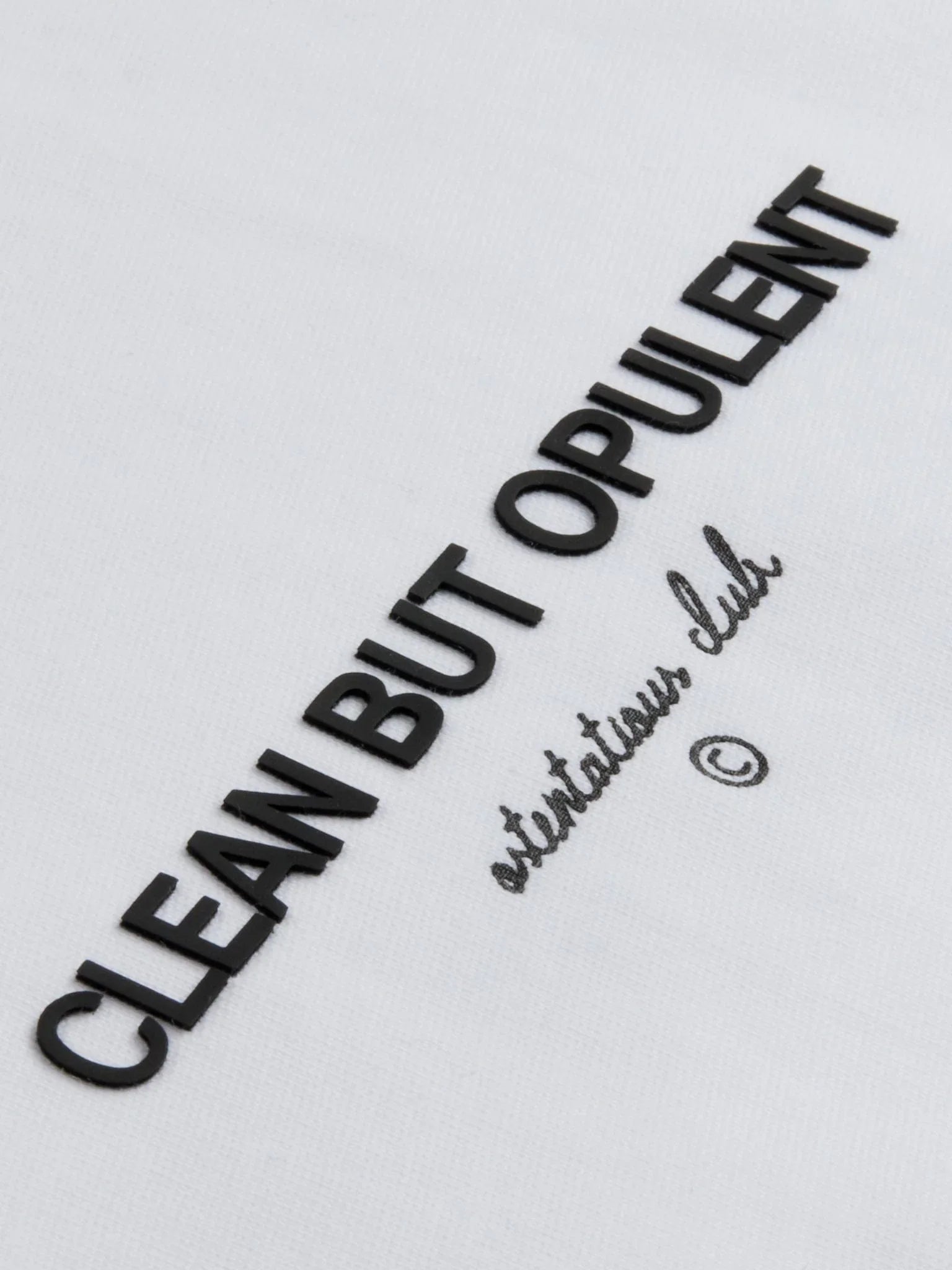 CBO Ostentatious Club T-Shirt - Chalk Opulent Apparel