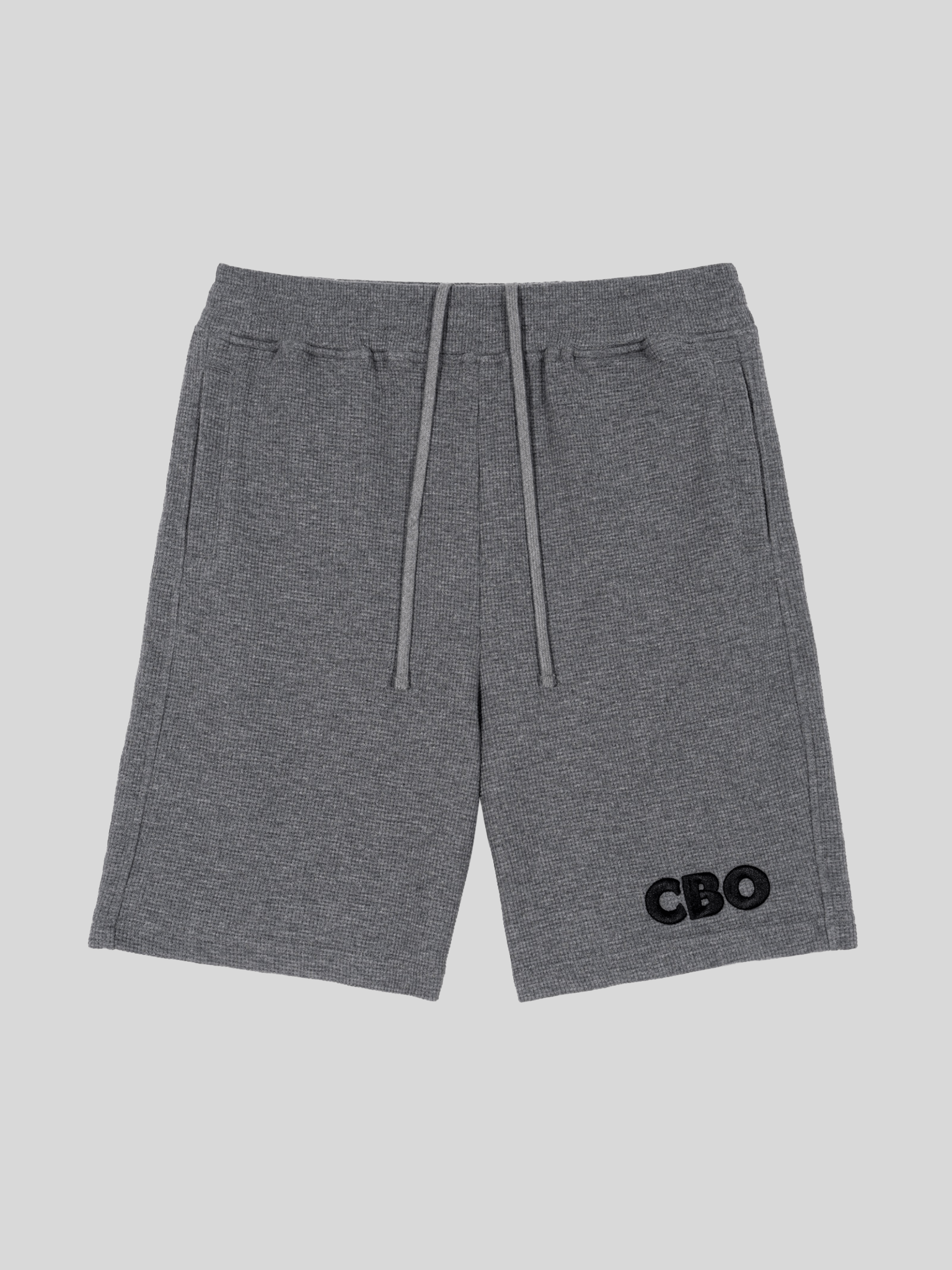 Opulent Apparel CBO Waffle Shorts - Grey