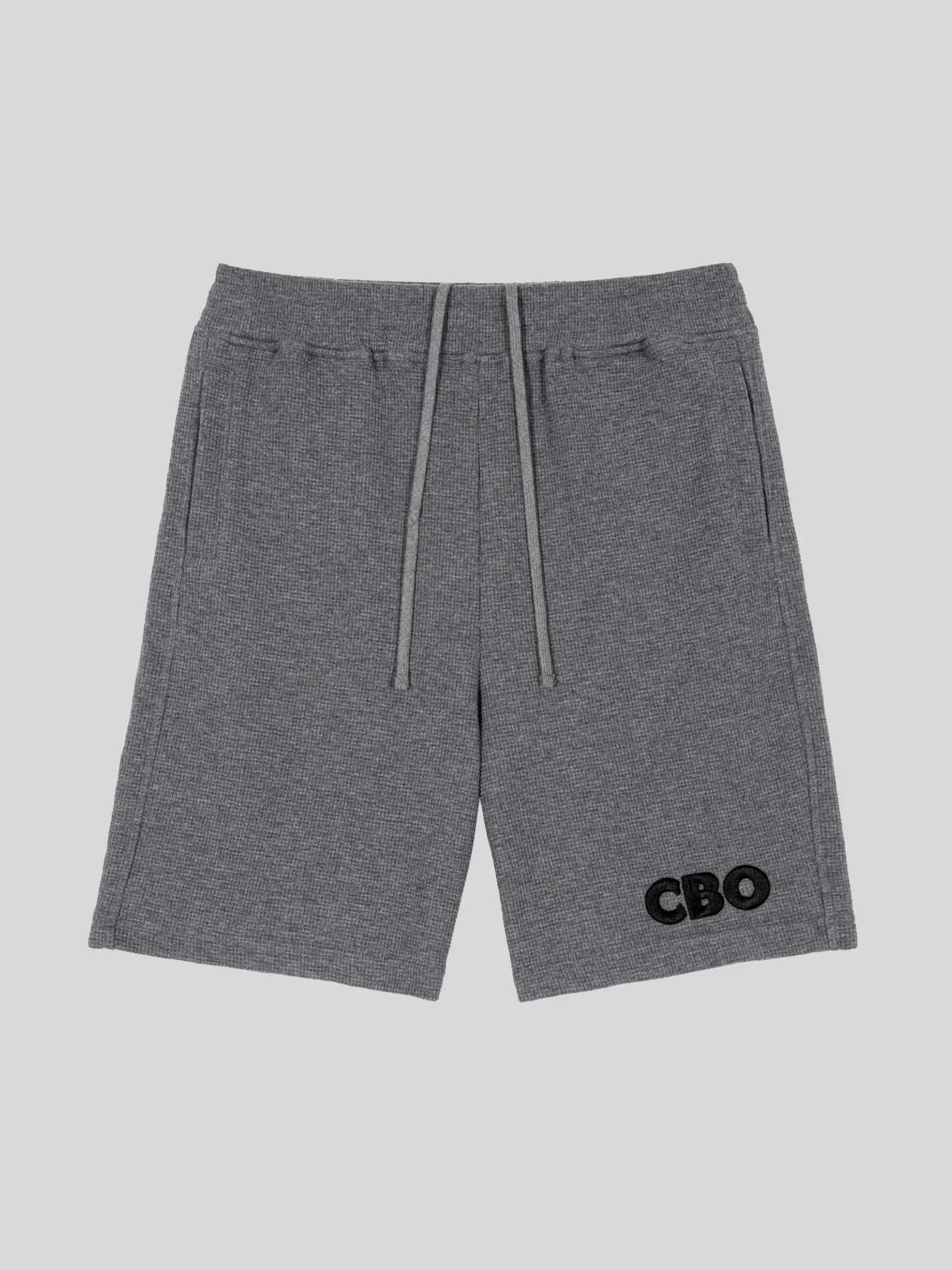 Opulent Apparel CBO Waffle Shorts - Grey