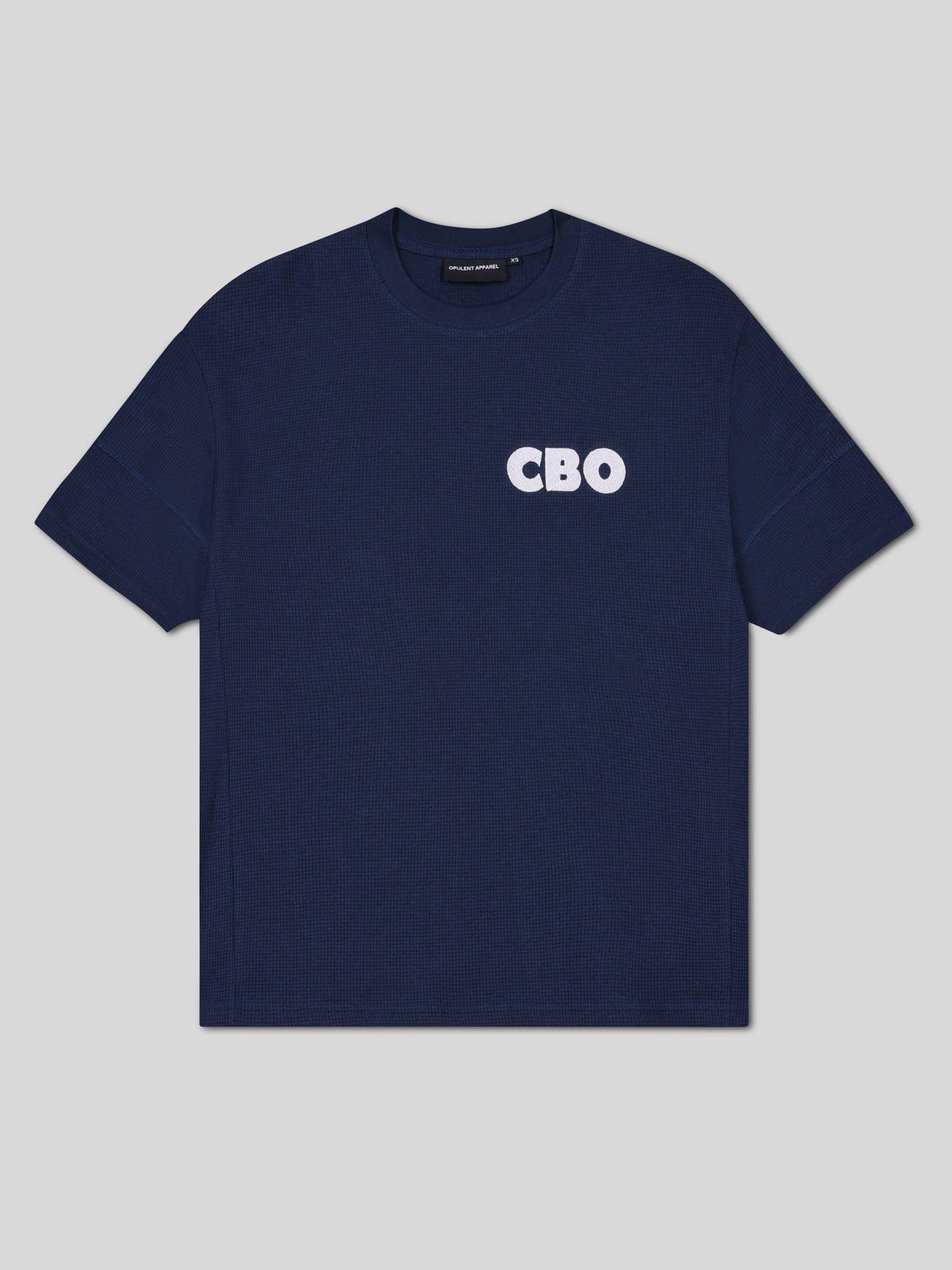 Opulent Apparel CBO Waffle T-Shirt - Navy
