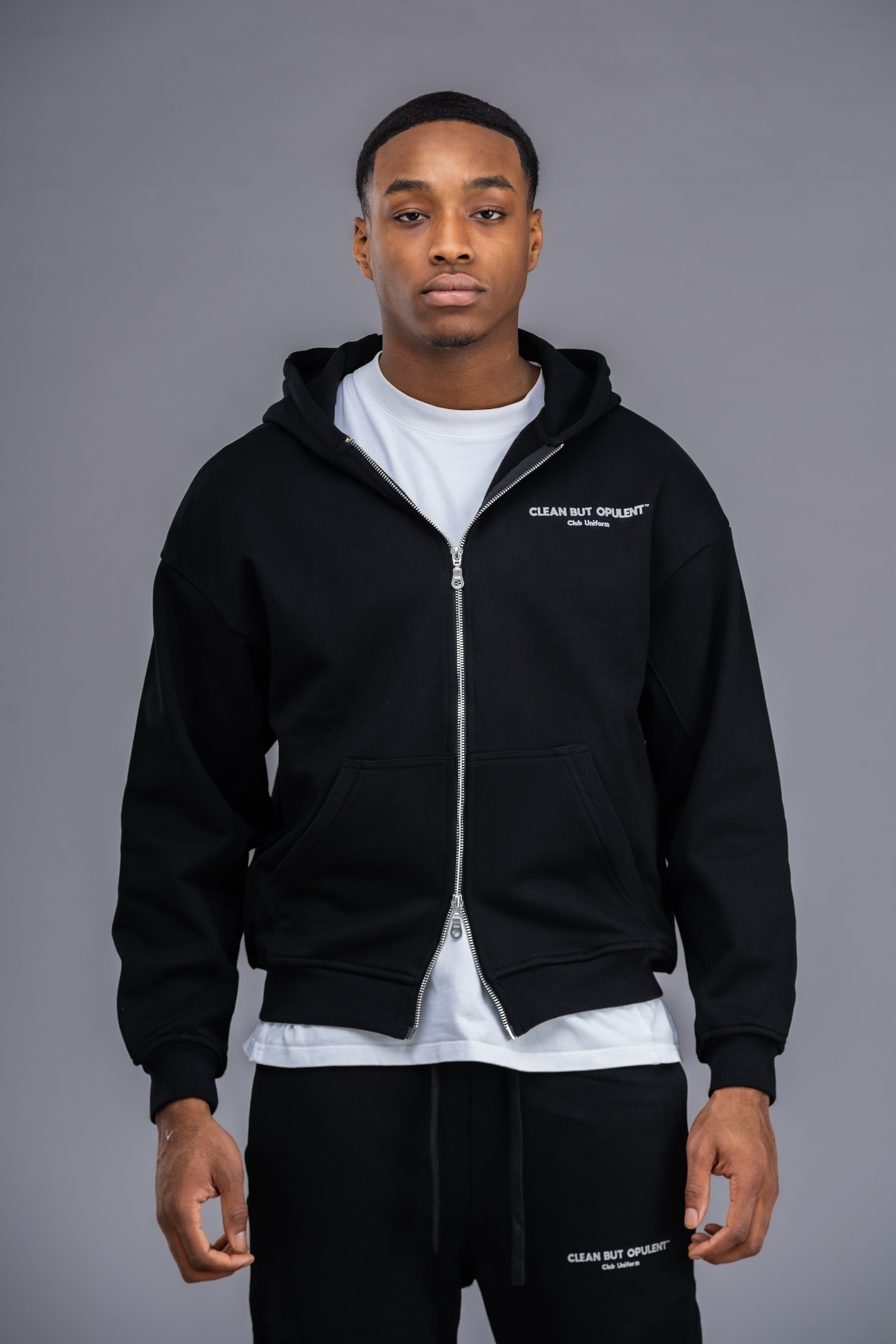 Opulent Apparel Club Uniform Hoodie - Black