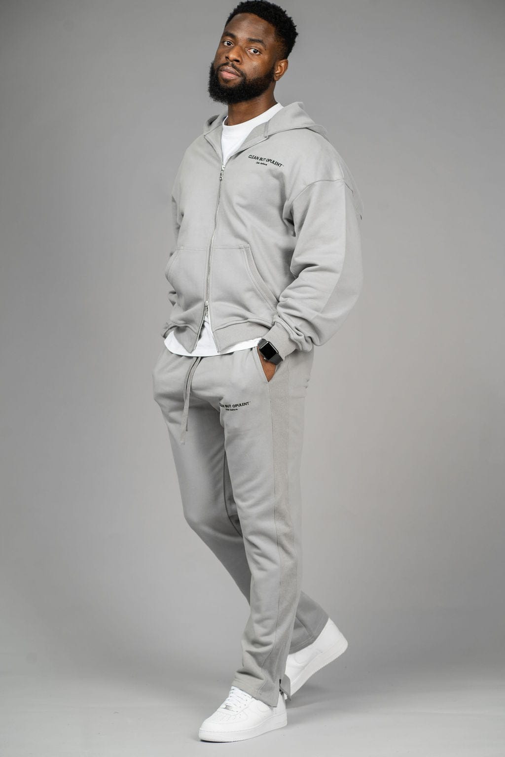 Opulent Apparel Club Uniform Tracksuit - Ash Grey