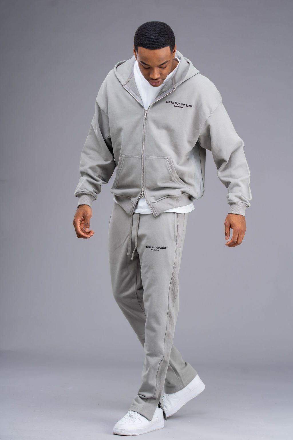 Opulent Apparel Club Uniform Tracksuit - Grey