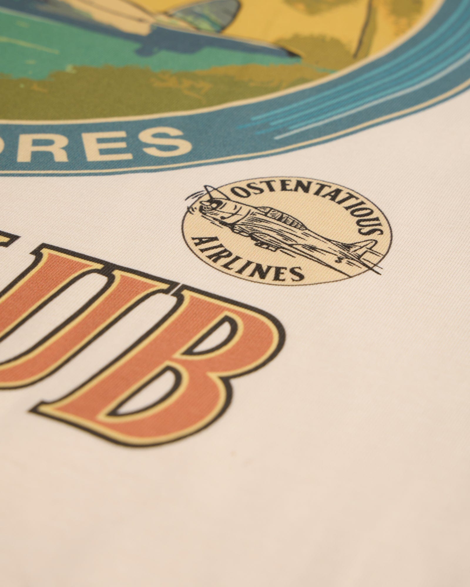 Opulent Apparel Flight Club T-Shirt - Beige