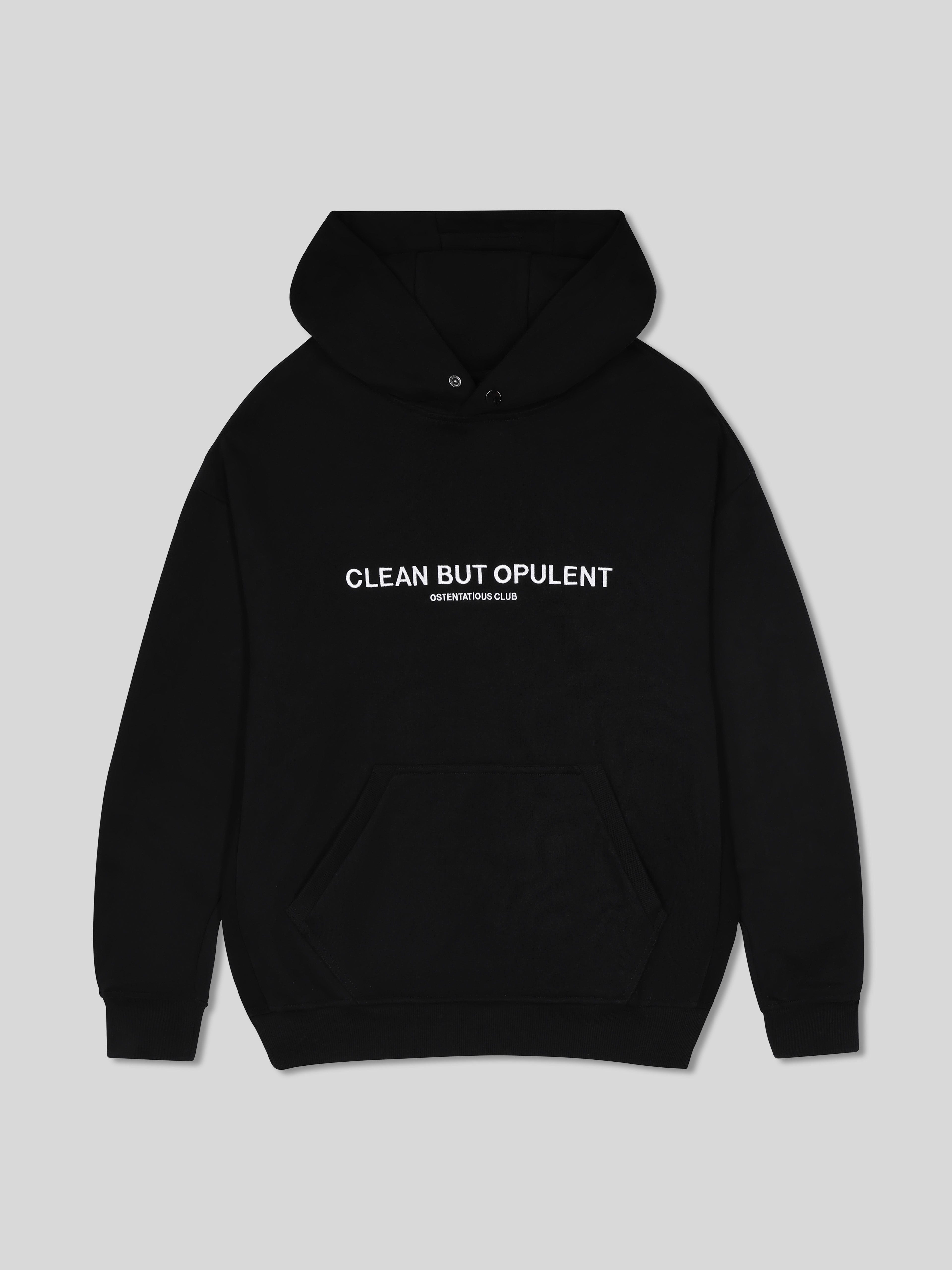 Opulent Apparel Hoodie CBO Luxury Hoodie - Black