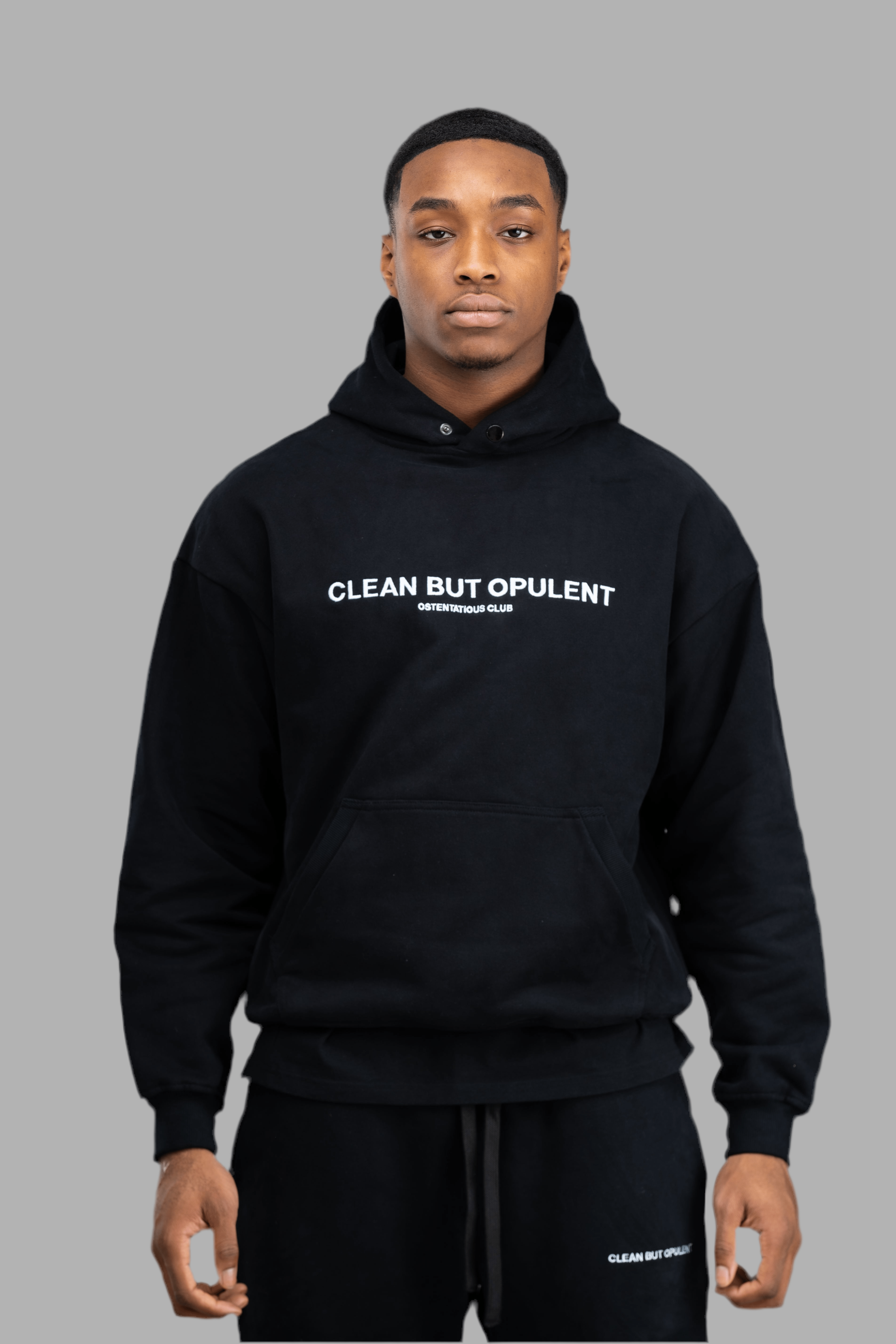 Opulent Apparel Hoodie CBO Luxury Hoodie - Black