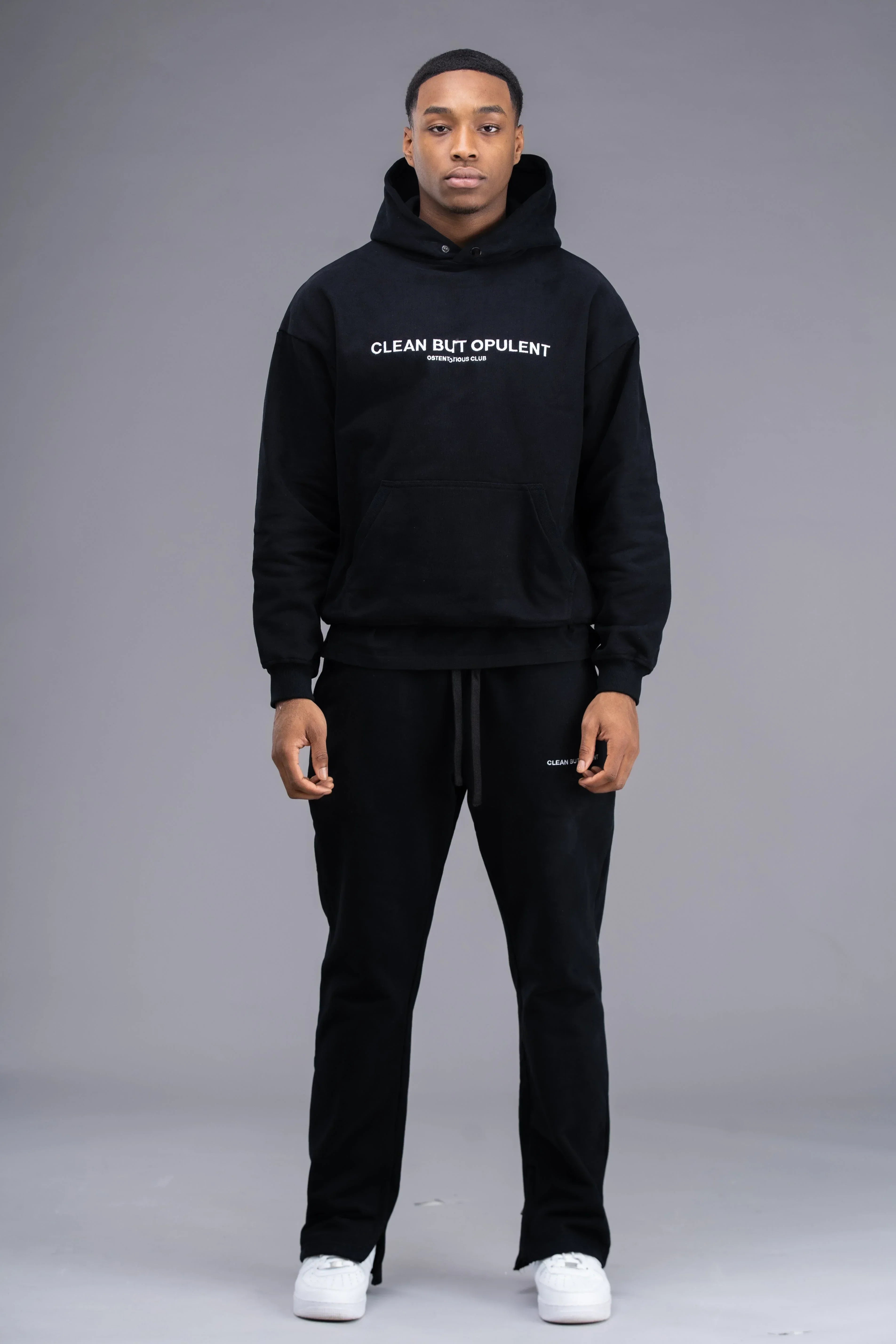 Opulent Apparel Hoodie CBO Luxry Hoodie - Black