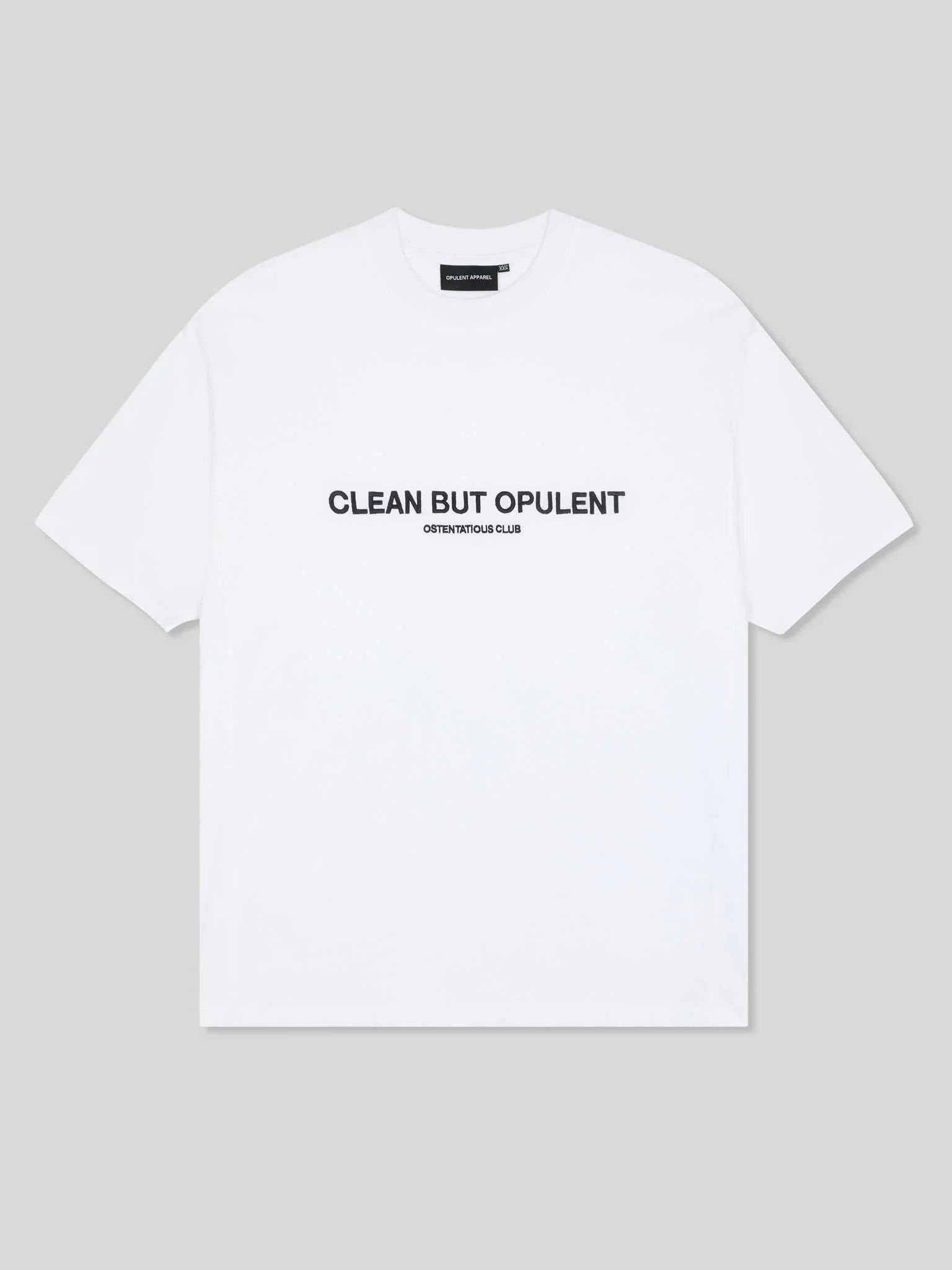 CBO Signature T-Shirt - White opulentappareluk