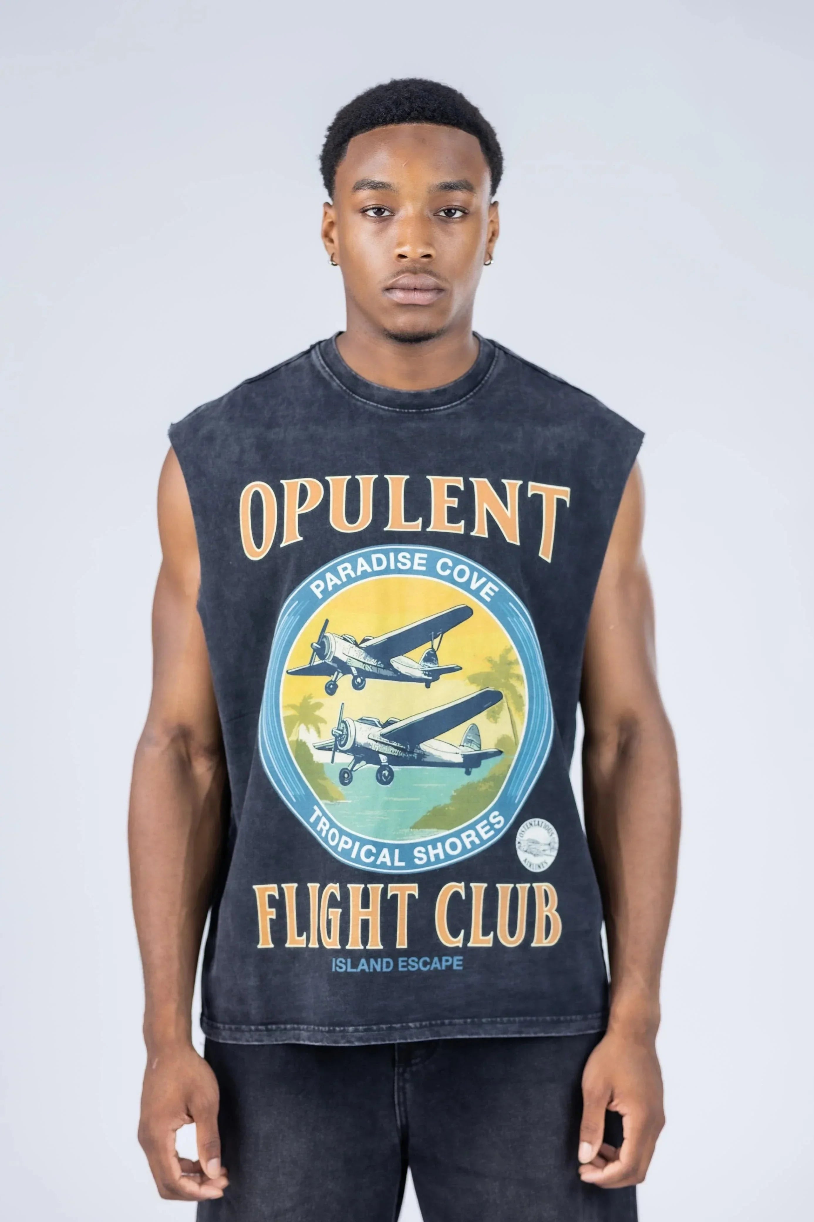 opulentappareluk Shirts & Tops Flight Club Sleeveless T-Shirt