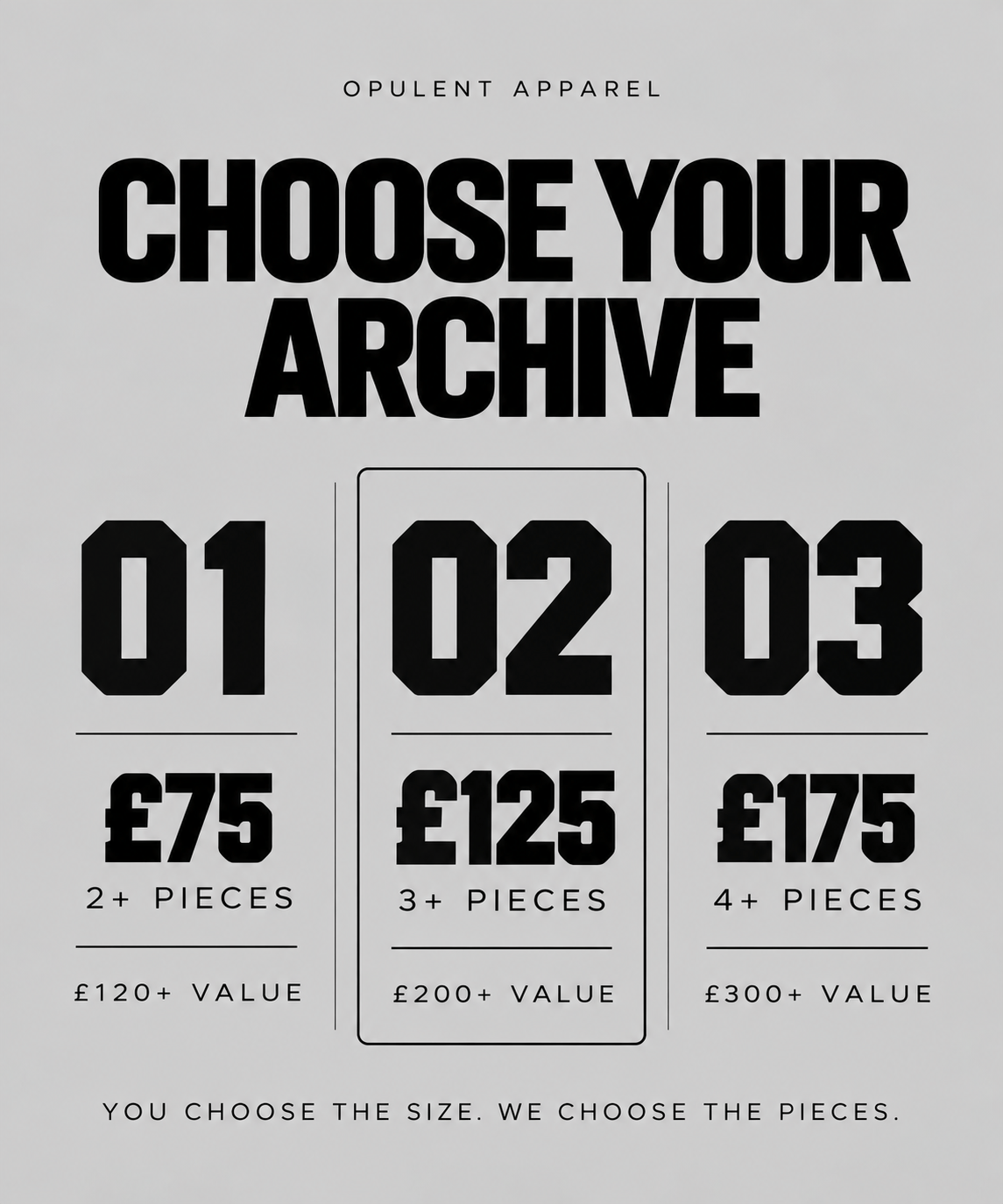Opulent Apparel THE OPULENT ARCHIVE