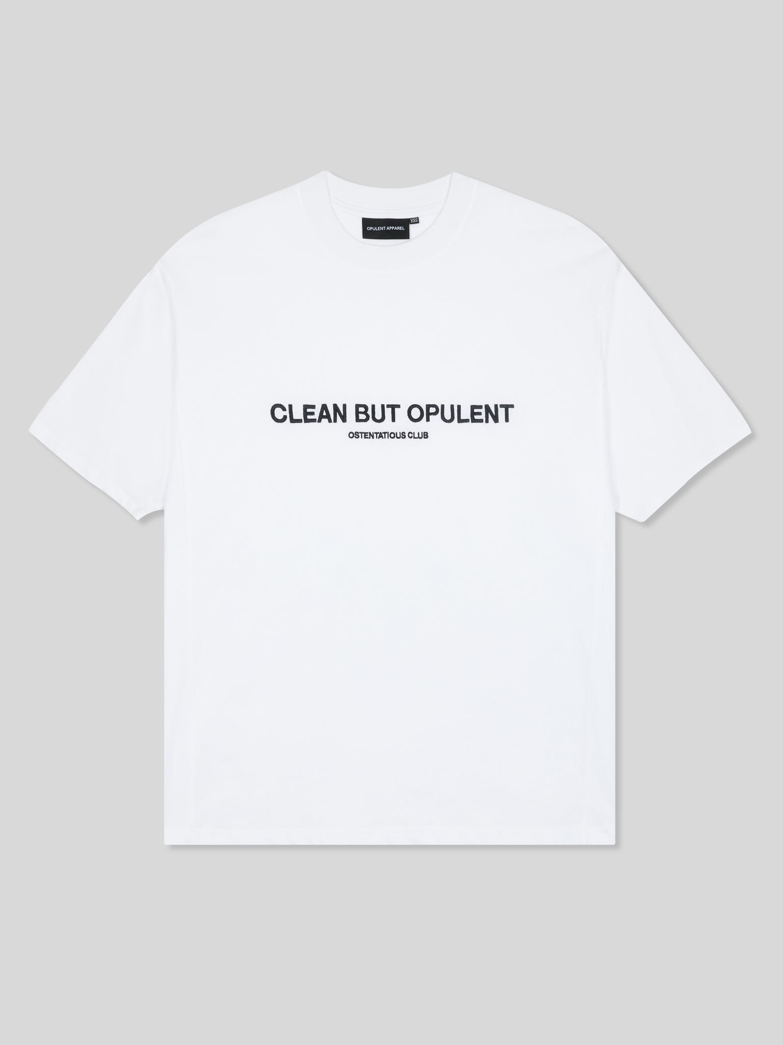 CBO Signature T-Shirt - White opulentappareluk