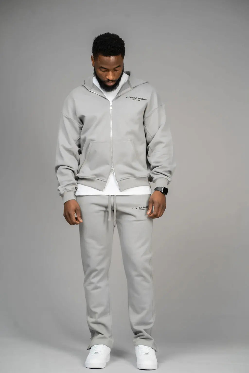 Club Uniform Hoodie - Grey Opulent Apparel