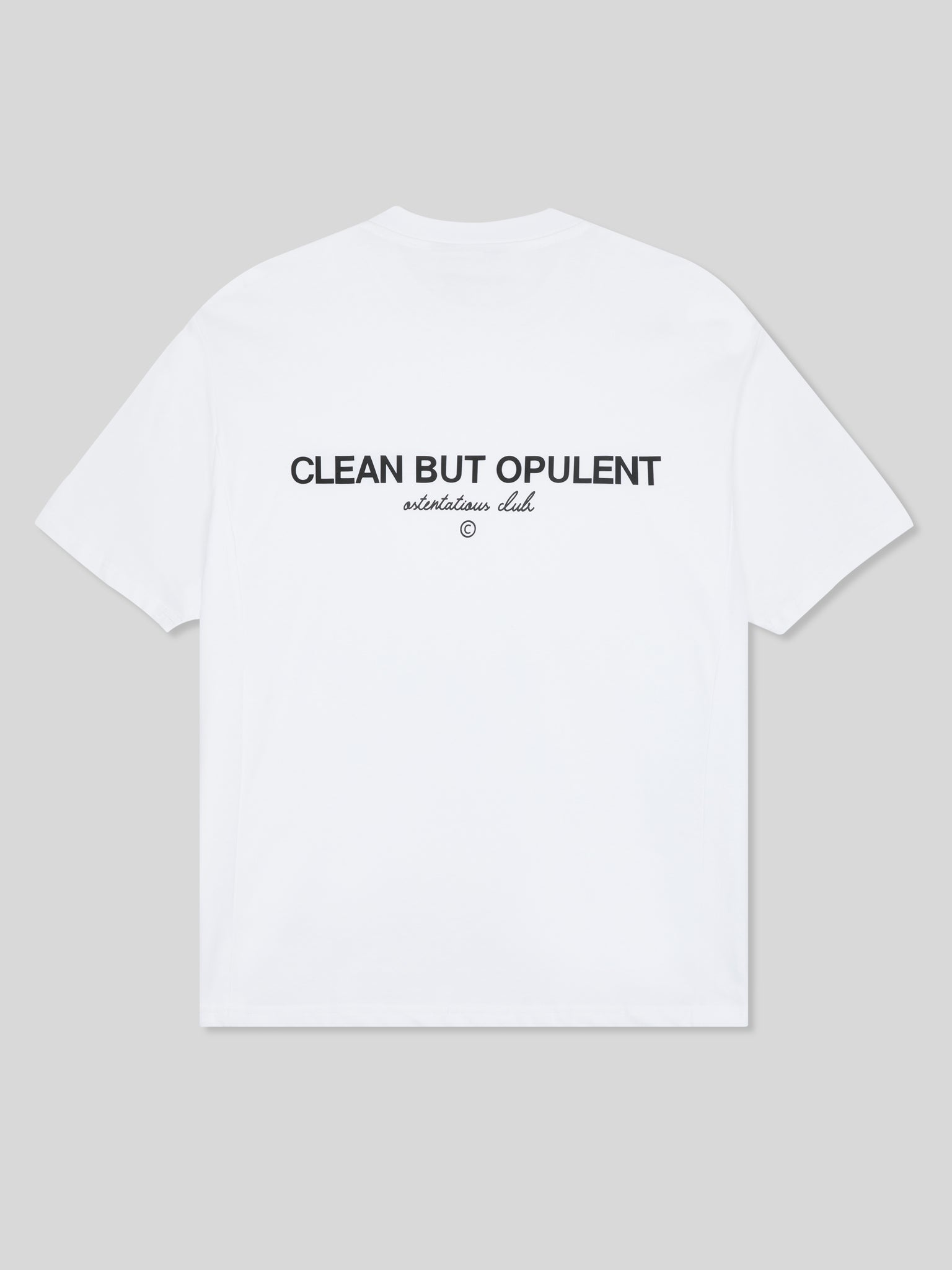 CBO Ostentatious Club T-Shirt - Chalk Opulent Apparel