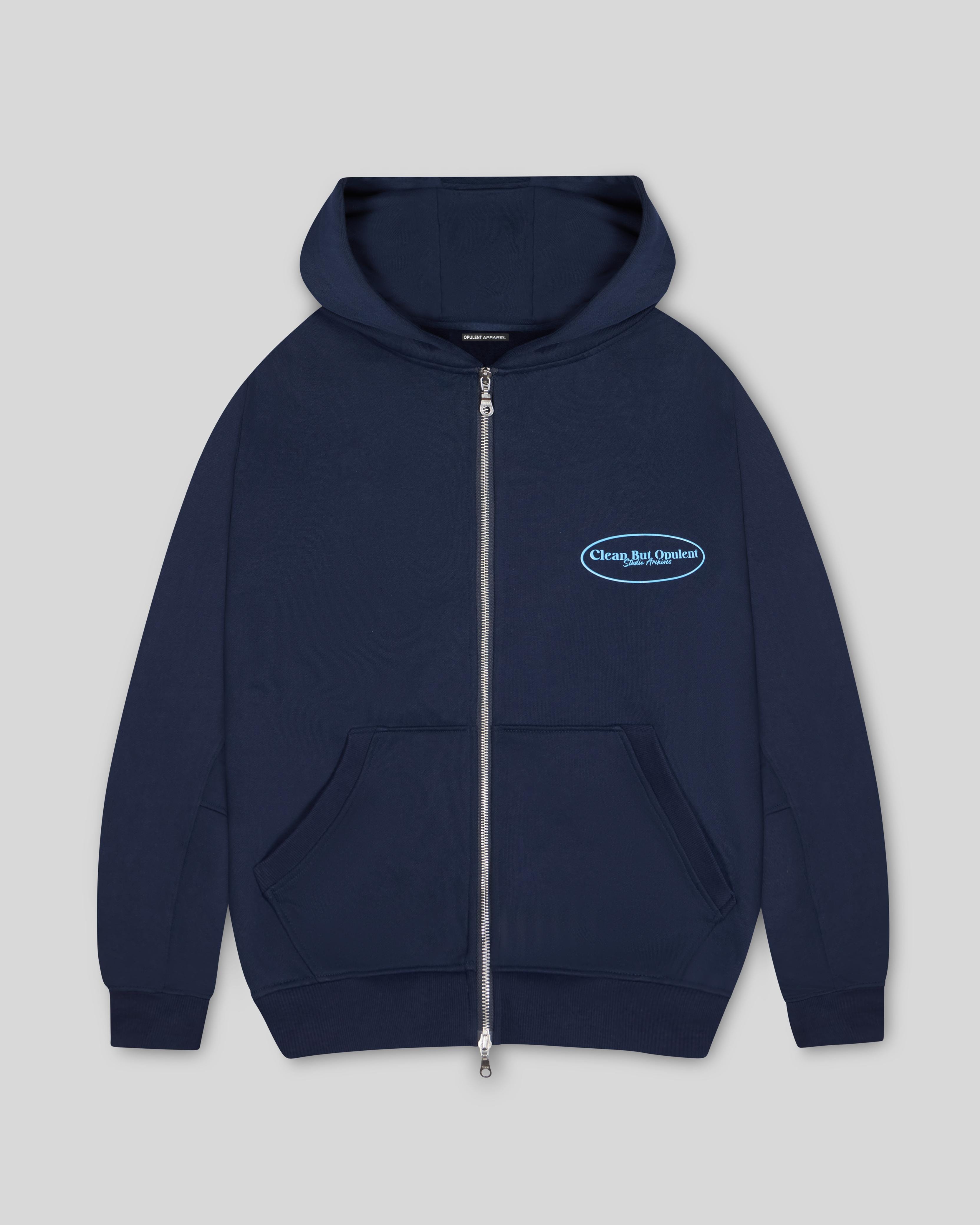 Studio Archive Hoodie - Navy Opulent Apparel