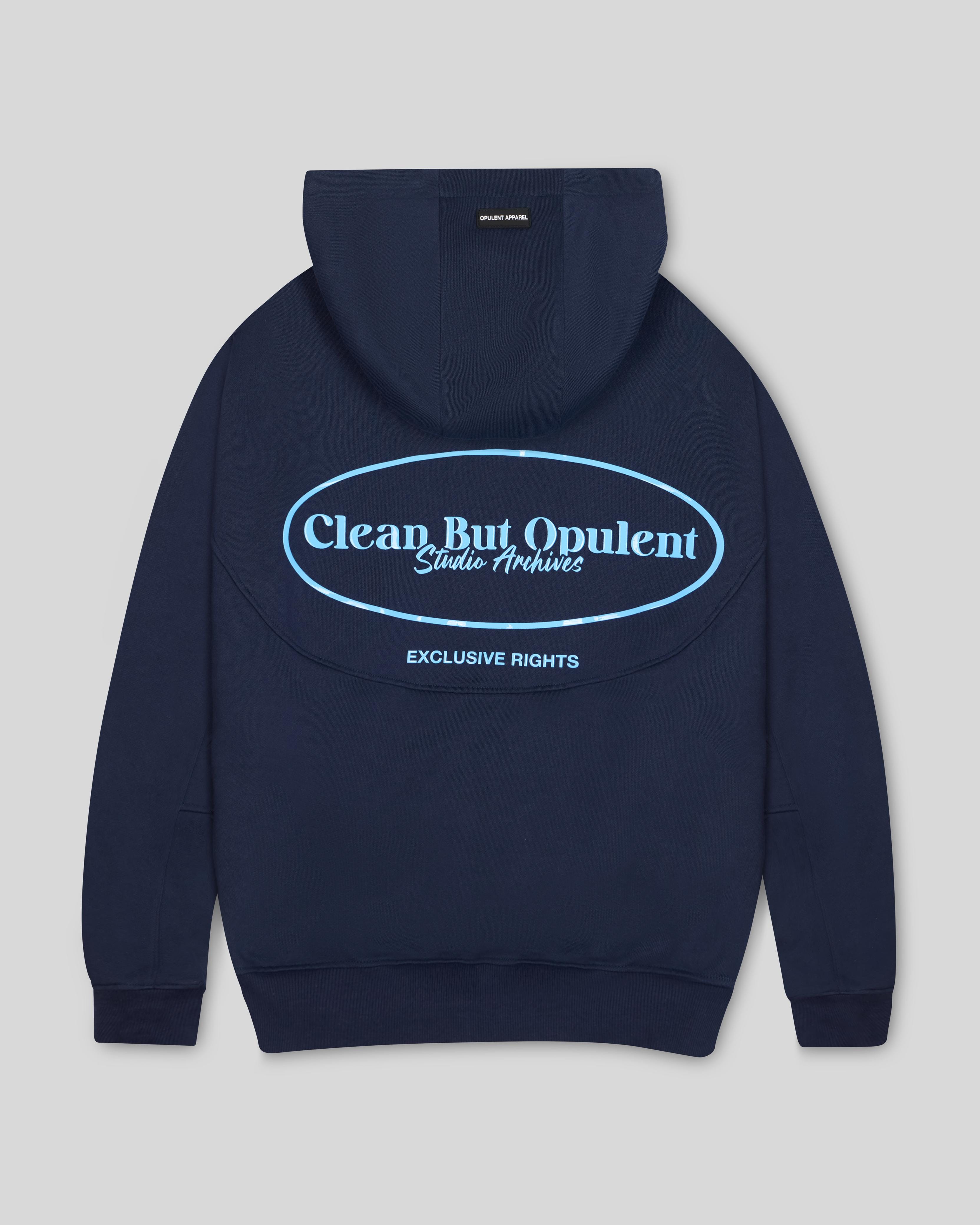 Studio Archive Hoodie - Navy Opulent Apparel