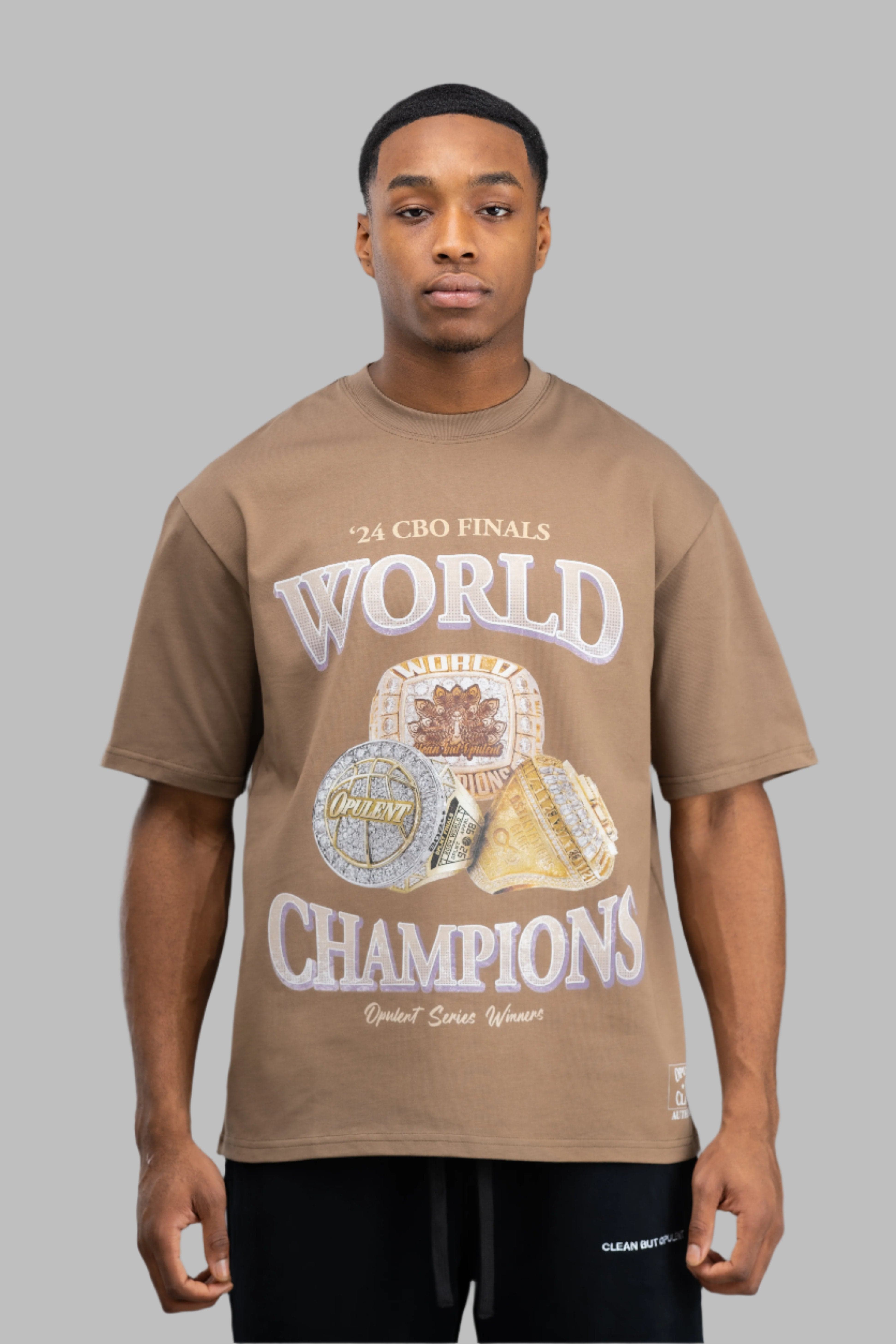 Opulent Apparel CBO Championship T-Shirt - Brown