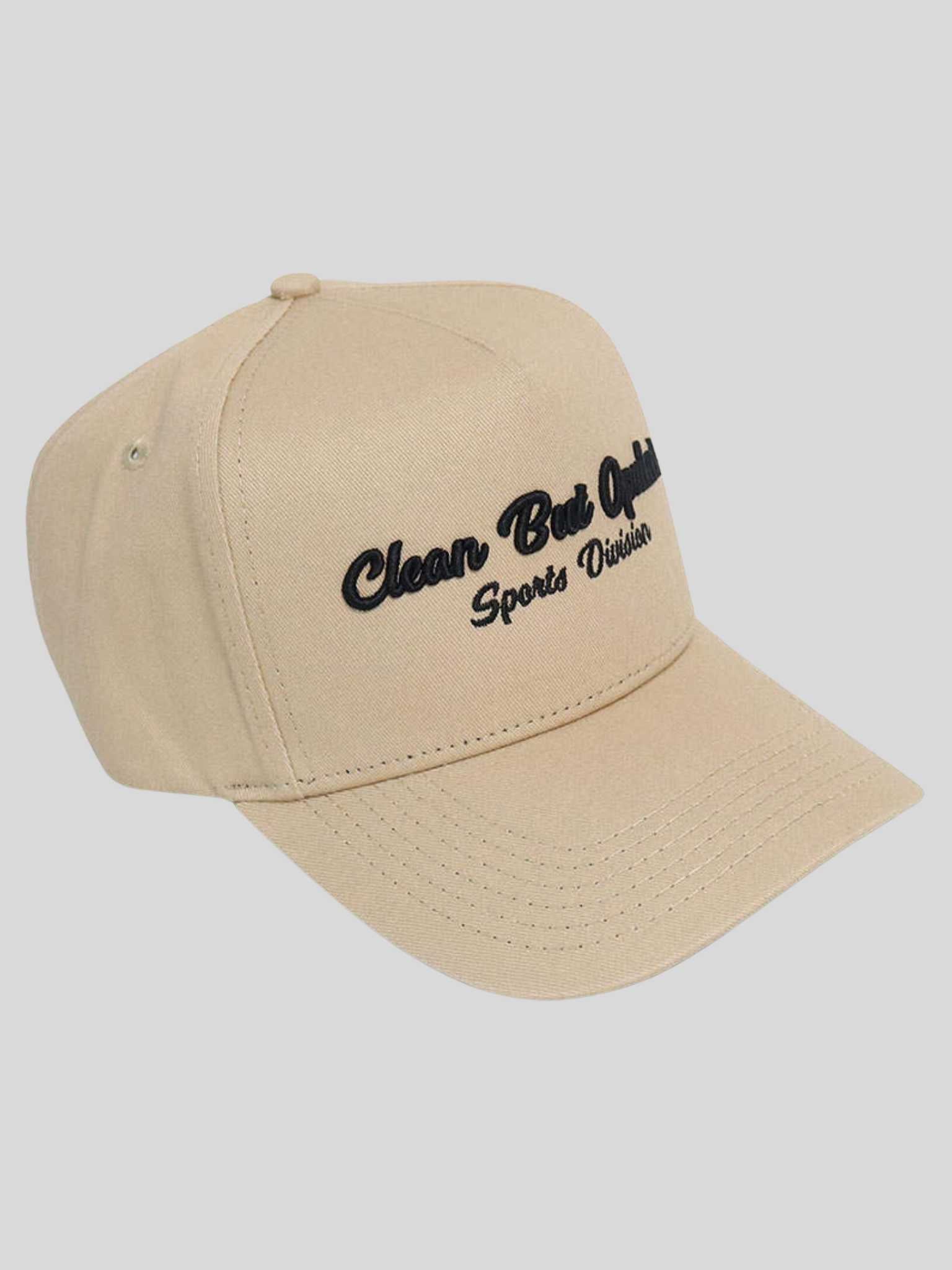 CBO Sports Division Baseball Cap - Tan Opulent Apparel