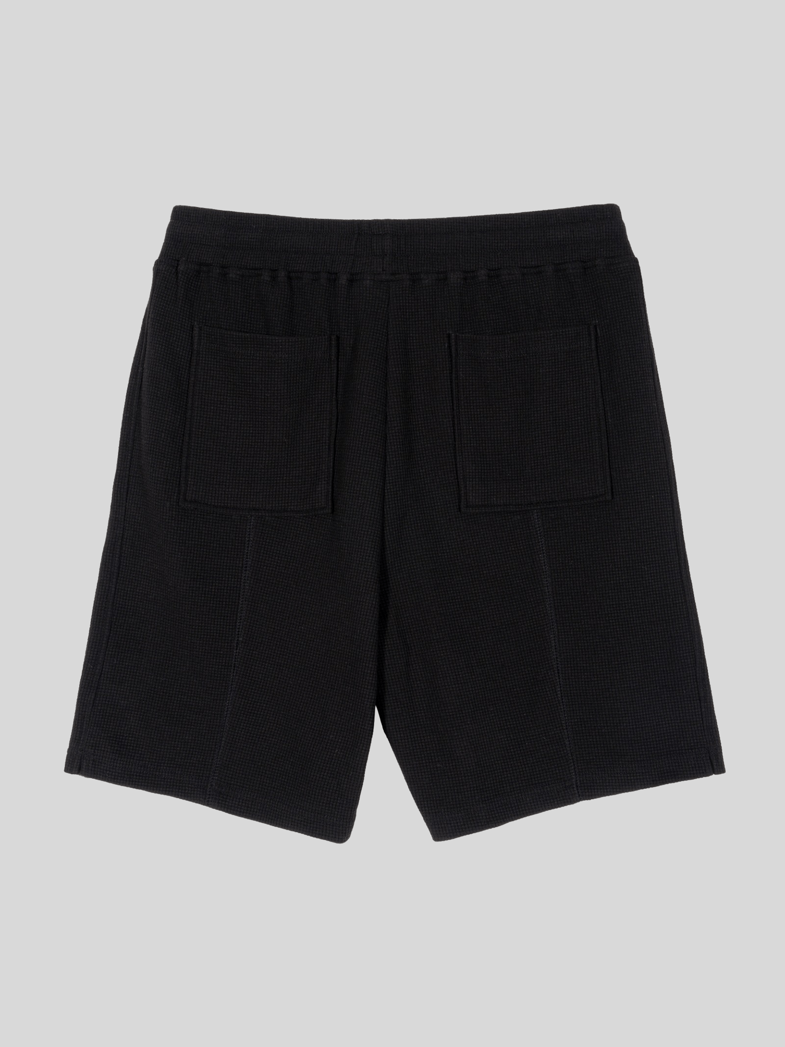 Opulent Apparel CBO Waffle Knit Shorts - Black