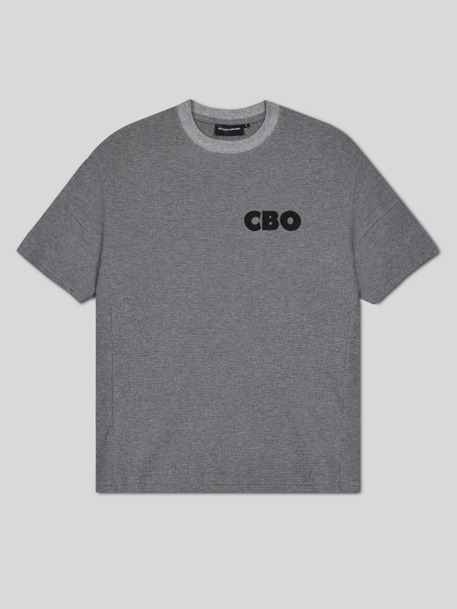 Opulent Apparel CBO Waffle T-Shirt - Grey