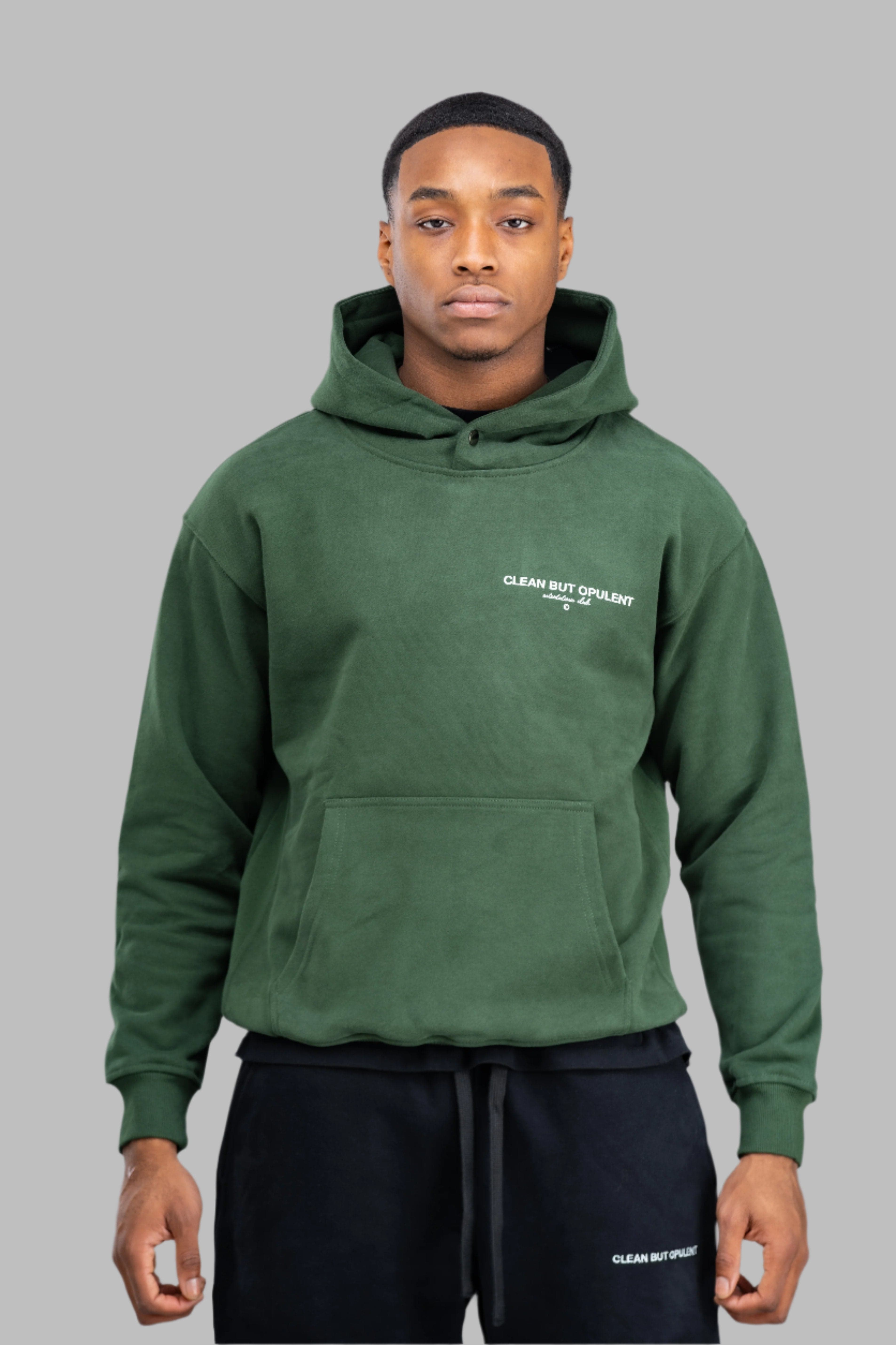 opulentappareluk Hoodie CBO Ostentatious Club Hoodie - Emerald