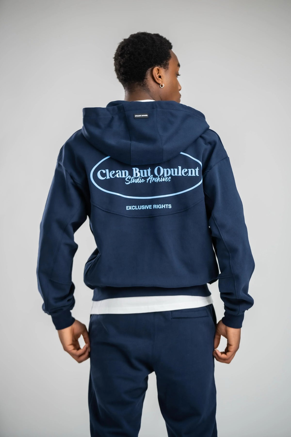 Opulent Apparel Hoodie Studio Archive Hoodie - Obsidian Blue