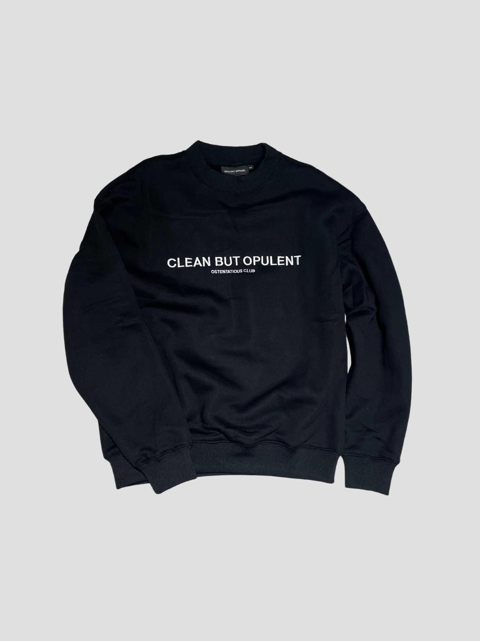 CBO Sweatshirt - Jet Black Opulent Apparel